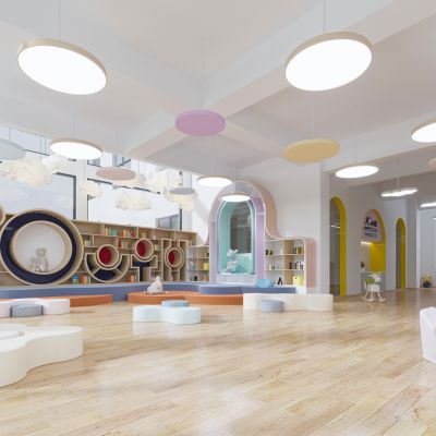 现代幼儿园接待厅