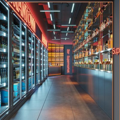 现代潮流酒吧清吧