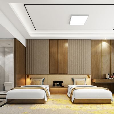 现代酒店客房，酒店客房，商务酒店客房，酒店家具用品，酒店饰品