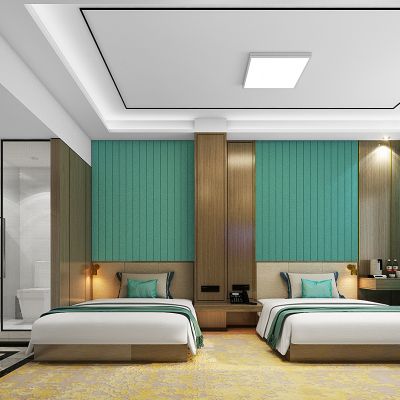 现代酒店客房，酒店客房，商务酒店客房，酒店家具用品，酒店饰品