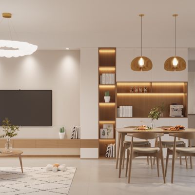 现代简约客餐厅