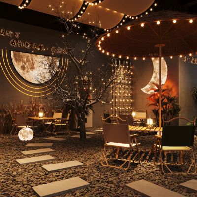 工业风露营酒吧