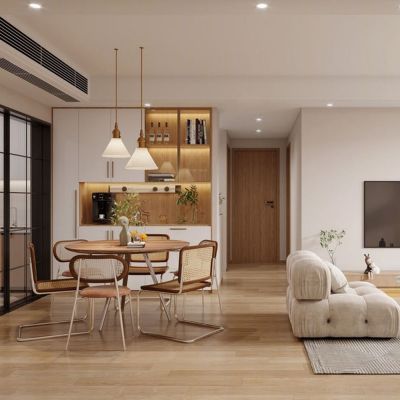 北欧客厅餐厅