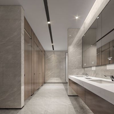 现代公共卫生间