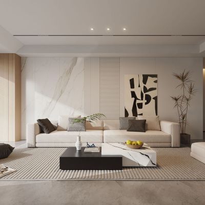 现代简约家居客厅