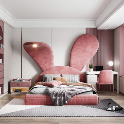 现代儿童房女儿房