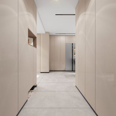 现代风格入户玄关，现代极简入户玄关，入户玄关