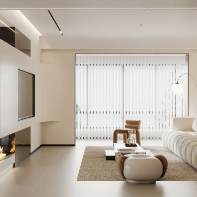 现代简约家居客厅