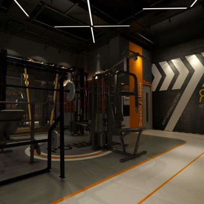 工业风健身房