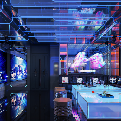 现代KTV酒吧包厢