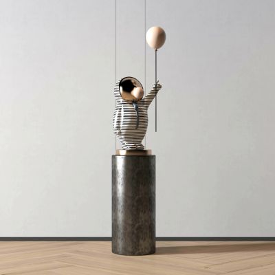 现代雕塑模型摆件