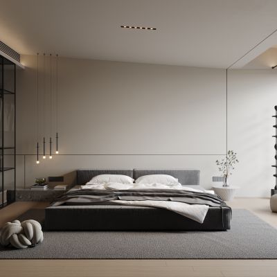 现代简约卧室