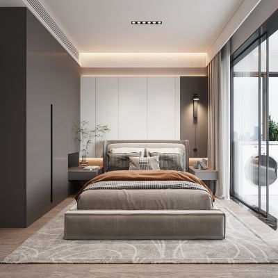 现代卧室