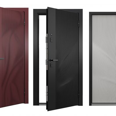 现代简约房间入户门