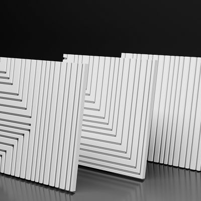 现代简约格栅板