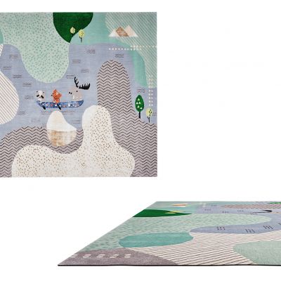现代简约儿童地毯