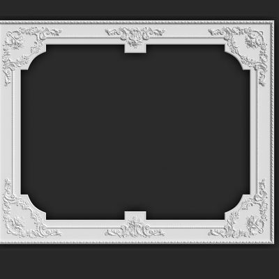 欧式简约吊顶雕花