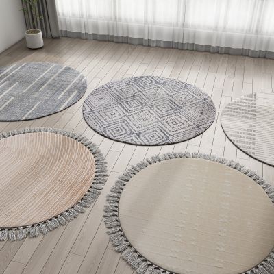 现代圆形地毯