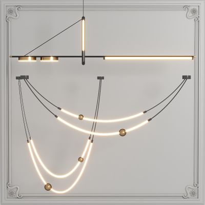 现代奶油风吊灯