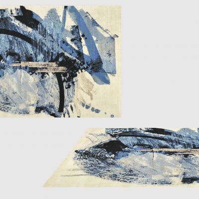 现代简约抽象地毯