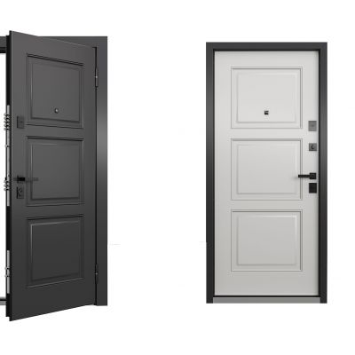 美式简约玄关入户大门