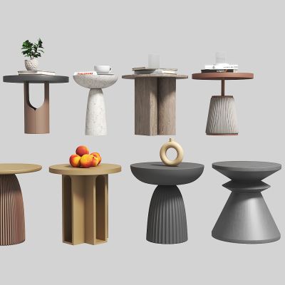 现代边几角几小茶几