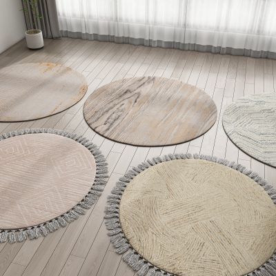 现代圆形地毯