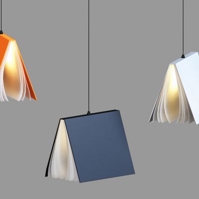 现代简约书本吊灯