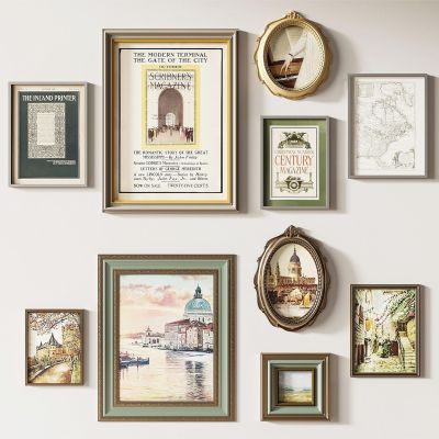 美式组合画 装饰画