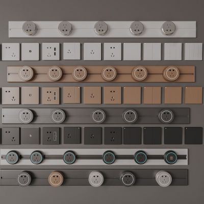 开关面板 移动插座 轨道插座