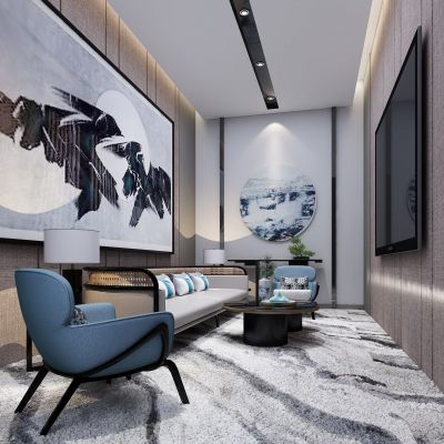 新中式洽谈接待室