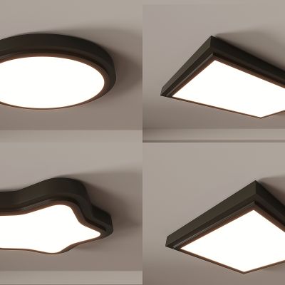 现代简约吸顶灯 客厅灯 卧室灯 方形圆形灯具组合