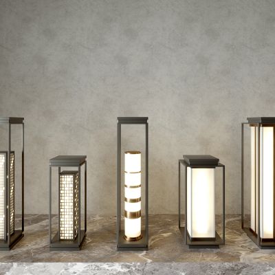 现代景观灯 现代户外灯 草坪灯 草地路灯 花园室外落地灯 庭院灯3D模型