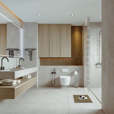 现代简约卫生间