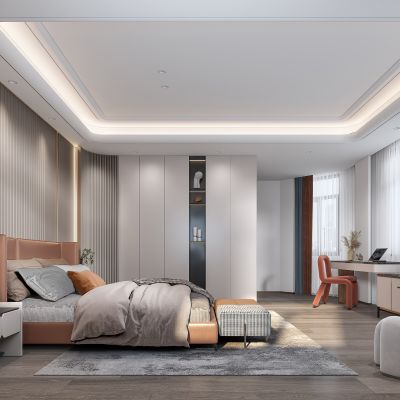 现代轻奢家居卧室