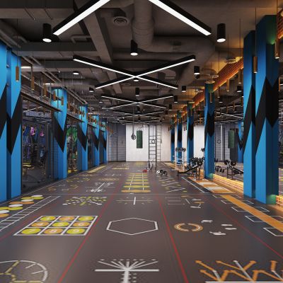 工业风健身房