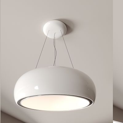 奶油风吊灯 主卧吊灯灯 新款现代客厅灯  简约轻奢高档3d模型组合