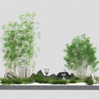 新中式景观竹造景