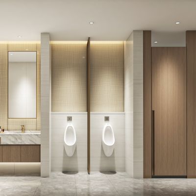 现代公共卫生间