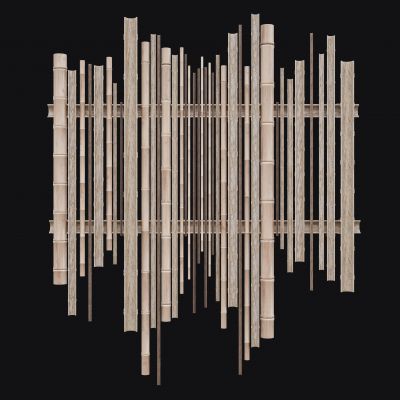 墙饰饰品 中式 侘寂 竹扁 竹子