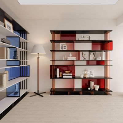 现代装饰书架