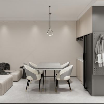 现代简约客餐厅