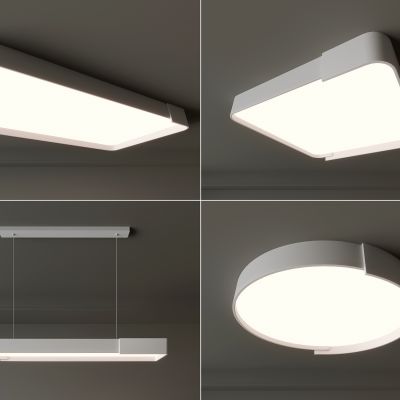 现代吸顶灯 圆形吸顶灯 方形吸顶灯 卧室 客厅 餐厅 儿童房 简约吸顶灯