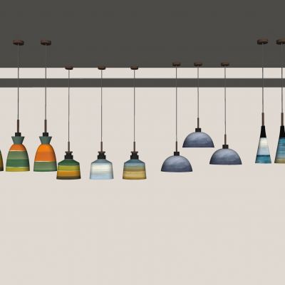 吊灯组合 单头吊灯 现代简约 餐厅吊灯 个性灯具 吧台吊灯