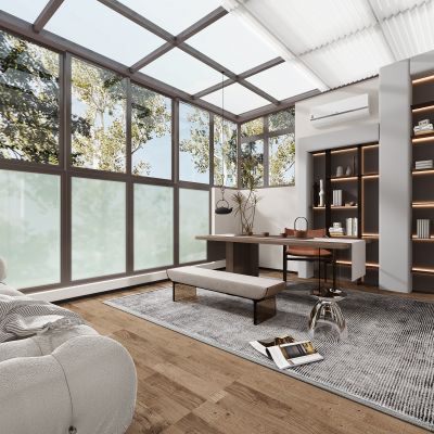 现代茶室，茶室，休闲区