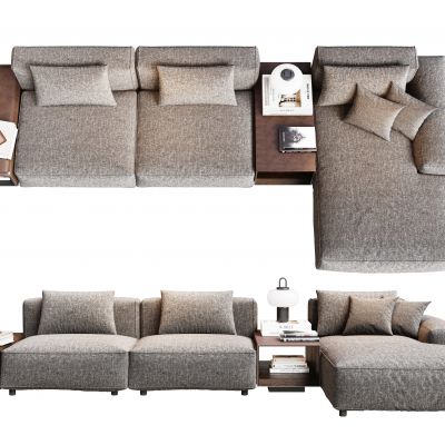 现代多人沙发 转角沙发