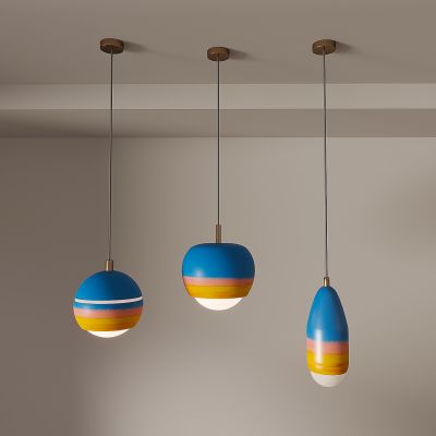 吊灯组合 单头吊灯 现代简约 餐厅吊灯 个性灯具 吧台吊灯