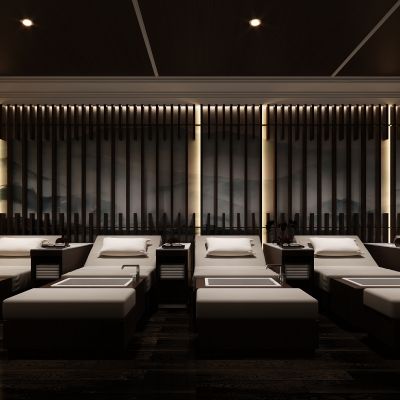 现代spa包间，spa包间，按摩