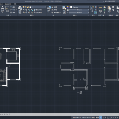 15×11米二层新中式别墅