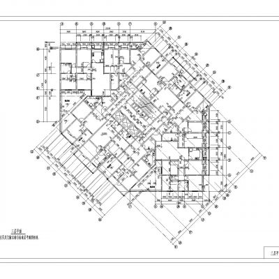 多层高级寓所建施图